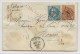 EMPIRE LAURE - 1869 - ENVELOPPE CHARGEE De YVETOT (SEINE MARITIME) Pour ROUEN - 1849-1876: Periodo Classico