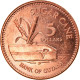 Monnaie, Guyana, 5 Dollars, 2005, SPL, Copper Plated Steel, KM:51 - Guyana