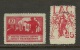 Poland Polska Charity Wohlfahrt 2 Stamps - Vignettes