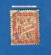 VARIÉTÉS TAXE 1893 - 1935 N° 34 ORANGE  22.4.21 OBLITÉRÉ DOS CHARNIÈRE ARTHUR MAURY 100.00 € - 1859-1959 Used