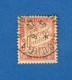 VARIÉTÉS TAXE 1893 - 1935 N° 34 ORANGE  5.6.20  OBLITÉRÉ DOS CHARNIÈRE 100.00 € - 1859-1959 Gebraucht