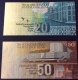 FINLAND 20 MARKKAA 1993 + 50 MARKKAA 1986 LITT. A CIRCULATED - Finnland