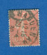 VARIÉTÉS FRANCE 1926 N° 199  SEMEUSE  LIGNÉE  50 C OBLITÉRÉ 12-15 30.4.30 HAGUENAU - Oblitérés