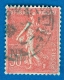 VARIÉTÉS FRANCE 1926  N° 199  SEMEUSE LIGNÉE 50 C  OBLITÉRÉ - Oblitérés