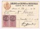 F2.  5 T-fiscaux Sur Carte Du Salons Du Casino De Deauville. Le 21.7.1939. - Autres & Non Classés