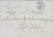 Greece TRIPOLIS Cds In Rare Blue Colour On Stampless Cover To Syros 1858 (n66) - ...-1861 Préphilatélie