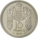 Monnaie, Monaco, 10 Francs, 1945, SUP, Copper-nickel, KM:E18, Gadoury:136 - 1922-1949 Louis II.