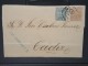 ESPAGNE - Lettre 1874 Avec Timbre - Impôts De Guerre - Détaillons Collection - A Voir - Lot N° 6171 - Covers & Documents