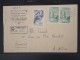 MONACO- Enveloppe En Recommandée Pour Sannois En 1947    P4519 - Cartas & Documentos