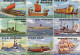 FICHES ILLUSTREES  UNITED STATE NAVY  Navires ETC...  Ships/Flags/Uniform Insigna/Code Flag Alphabet  ETC... (lot De 15) - Bateaux