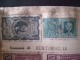 STAMPS ITALIA REGNO TASSE DOCUMENTO LIBRETTO LICENZA PER ESERCIZIO DI AMBULANTE 1946 - Fiscale Zegels