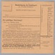Heimat DE NS WEHRINGEN 1957-02-16 Paketkarte Nach Mennewitz - Lettres & Documents