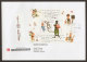 Portugal FDC Recommandée Bloc Europa CEPT 2010 Livres D'enfants Singe Souvenir Sheet R FDC Children's Books Monkey - 2010