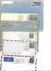 Lot De 25 Timbres Sur Enveloppe - USA, Tunisie, Belgique - Poste Aérienne - Dont Un Entier Postal - Voir Scan Et état - Lots & Kiloware (mixtures) - Max. 999 Stamps