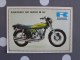 PANINI Super Moto KAWASAKI 500 MACH III H1 Original Sticker N° 90  Vignette Chromo Trading Card Vignette Cards - Edition Française