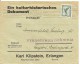 1927 Deutschland, Brief, Drucksache Erlangen Nach Schweiz, Mi 378, Siehe Scans! - Briefe U. Dokumente