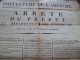 Rare Affiche Placard 2 X A3. Arrêté Ardèche Préfet Robert. Révolution An XIV. Rappel à L'ordre Pour Les Conscrits.Privas - Posters