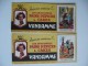 2 BUVARDS VANDAMME Pains D'Epices. Philippe Le Bel Et Charles VI. Images Des ROIS De FRANCE N°7 Et 8 . Années 50. TBE - Honigkuchen-Lebkuchen