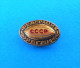 RUSSIA Ex SOVIET UNION RUGBY FEDERATION - Vintage Sport Union Association Pin Badge Anstecknadel Distintivo - Rugby