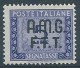 1947-49 TRIESTE A SEGNATASSE 2 RIGHE 5 LIRE MNH ** - W176 - Strafport