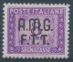 1947-49 TRIESTE A SEGNATASSE 2 RIGHE 8 LIRE LUSSO MNH ** - W176 - Strafport