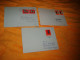 LOT DE 3 ENVELOPPES UNIQUEMENT DES ANNEES 1980 A ETUDIER / SUISSE / CACHETS + TIMBRES DONT PRO JUVENTUTE. - Marcophilie