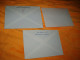 LOT DE 3 ENVELOPPES UNIQUEMENT DES ANNEES 1980 A ETUDIER / SUISSE / CACHETS + TIMBRES DONT PRO JUVENTUTE. - Marcophilie