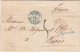 - Tarrasa Barcelona, Marque Espaça Avec Cachet D'entré Perpignan Pour Paris 1855 - - Storia Postale