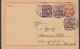 Germany Deutsches Reich Uprated Postal Stationery Ganzsache Entier 40 Pf. Postreiter HAMBURG 1922 ALTONA / Elbe (2 Scans - Tarjetas