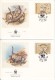 Yemen, PDR FDC Scott #425-#428 Set Of 4 Sand Cat, Fennec Fox - WWF - Yémen