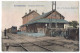 Ruysbroeck Intérieur De La Gare Edit Van Haeren Couleurs Train 5 Timbres Cachet Aeltre 1907 - Sint-Pieters-Leeuw