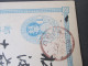 Japan Alte Ganzsache Mit 2 Braunen Stempeln. Japanese Post. Interessante Karte?? - Covers & Documents