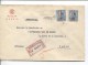 Espana/Spain/Espagne Stamps Alphonse XIII Surcharged Republica Espagnola Certificado Madrid To Paris France PR2121 - Lettres & Documents