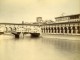 Florence Vue Du Ponte Vecchio Italie Ancienne Photo Albuminée 1880 - Old (before 1900)