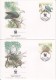 Tokelau FDC Scott #204-#207 Set Of 4 Pacific Imperial Pigeon - WWF - Tokelau