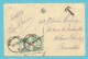 420 Op Kaart Met Stempel ROANNE-COO (Relais), Getaxeerd (taxe) Met TX 33 Stempel WOLUWE, Pen Geschreven "Taxe Annule" !! - Lettres & Documents