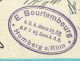 Kaart Met Stempel PMB 7 Op 10/7/22, Met Stempel HOMBERG S/RHIN "4.D.A Genie 3°Cie / B.P.7 4° Zone A.O.B." - Legerstempels