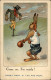 ILLUSTRATEURS - Carte Illustrée Par MICH - BOXE - SPORT - EPOUVANTAIL - Mich