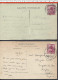 EGYPTE - 1920-21 -  DEUX CARTES POSTALES - CORRESPONDANCE DE IZBIT EL ZAITUN POUR BRIGHTON ( ENGLAND ) - - 1915-1921 Protectorat Britannique