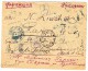 Russland 22-4-1921 R-Brief Nach Monte Carlo Mit AK-St. Mit 26 St. 50Kop. Blauer St. Und Ovaler Bahnlinien Stempel - Lettres & Documents