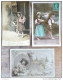 Delcampe - CPA  LOT 16X PHOTO SCENE  ENFANT PORTRAIT Fille DUO FETE PAQUES OEUF OEUFS VOIR PHOTO POUR TIMBRES - Verzamelingen & Reeksen