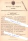 Original Patent - Otto Bussler In London , 1882 , Neuerung An Füllfedern , Federhalter , Füller !!! - Schreibgerät