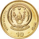 Monnaie, Rwanda, 10 Francs, 2003, SPL, Brass Plated Steel, KM:24 - Rwanda