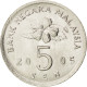 Monnaie, Malaysie, 5 Sen, 2005, SPL, Copper-nickel, KM:50 - Malaysie