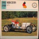 FICHE TECHNIQUE ILLUSTREE De VOITURE AUTOMOBILE ANCIENNE - MERCEDES 60/70 De 1904 - Parfait Etat - - Auto's