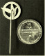 Delcampe - Kleine Medaille Mit Anstecknadel 925 Silber - Verband Deutscher Brieftauben-Liebhaber E.V.  - Im Etui - Sonstige & Ohne Zuordnung