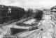 01574 "TORINO - PIAZZA STATUTO". ANIMATA AUTO ANNI '40 TRAMWAY STAZ. TORINO/RIVOLI. CART. ORIGINALE. NON SPEDITA. - Piazze