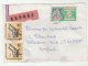 1978 Express IVORY COAST Air Mail COVER 40f Stamp Day RF STAMP ON STAMPS Stamps To GB Cote D'ivoire - Stamps On Stamps