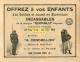 Imagerie D'Epinal, Questions Devinettes Avec Belle Publicité Soldats Et Jouets Quiralu Au Verso, N ° 1313 - Autres & Non Classés