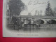 CPA   28  COURVILLE  LE PONT DES CANAUX   ANIMEE D'UN PECHEUR     VOYAGEE 1904 TIMBRE - Courville